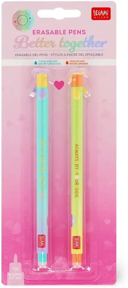 LEGAMI Better Together - Penna gel cancellabile, edizione speciale, San Valentino, 2026