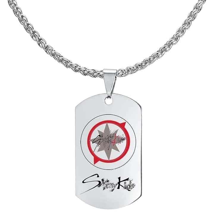 FYFLYMT Collana Stray Kids per Concerti Kpop - Collana in Acciaio Inossidabile Unisex - Ideale per Compleanni e Fan Stray Kids- Regalo Originale per Ragazzi e Collezionisti