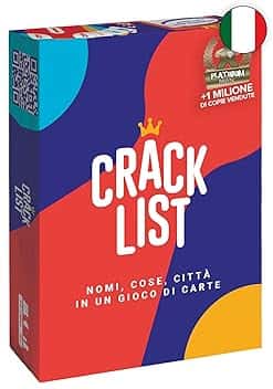 Gioco di Carte di Parole ispirato a Nomi Cose Città | Gioco da Tavolo per Tutta la Famiglia | 2-8 Giocatori | 30 Minuti | Dai 10 Anni | Versione Italiana