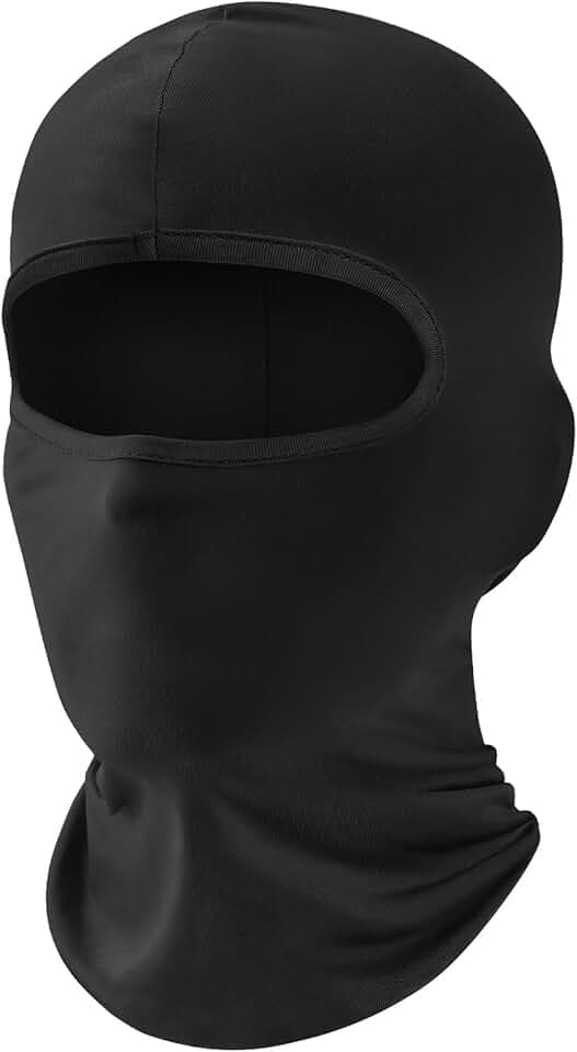 Fuinloth Passamontagna Moto, Maschera da Sci con protettore UV, Balaclava per Uomo/Donna Global Recycled Standard
