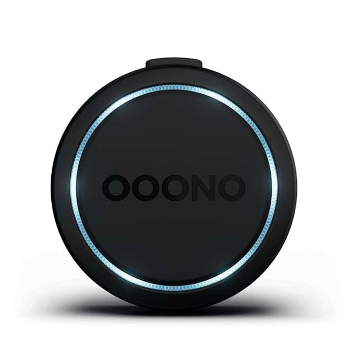 Ooono Co-Driver NO2 modello ottimizzato per auto, alert per autovelox e pericoli, ricaricabile, con indicatore LED, compatibile con Apple CarPlay e Android Auto