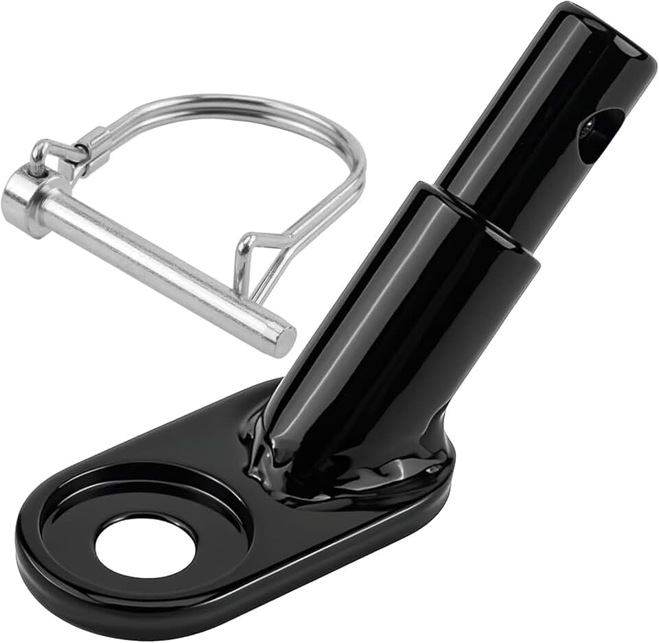 Frizione Rimorchio per bicicletta, 1 pezzo con perno di sicurezza in acciaio legato, gancio di traino per bicicletta, adattatore per rimorchio per bambini, rimorchio per cani, compatibile con e-bike