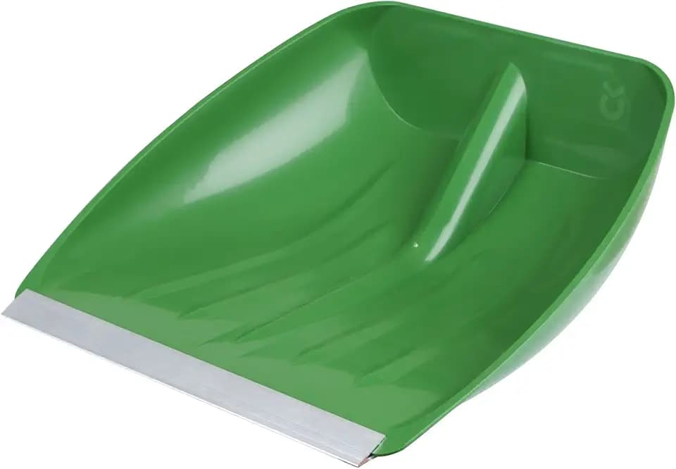 Kerbl 29665 - Pala per neve e cereali, in plastica, senza bordo