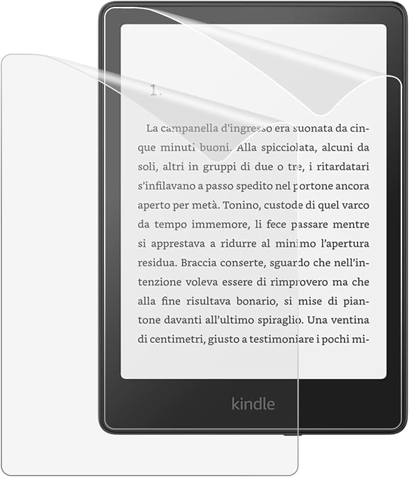 MoKo Confezione da 2 Pellicole Protettive Schermo Opache per Kindle Paperwhite 7 Pollici 12ª Generazione 2024 e Kindle Colorsoft Signature Edition, PET Premium Anti-Riflesso per Boox Go 7, Kobo Libra
