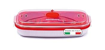 Snips Cuoci Uova, Frittata & Omelette per microonde, 0,75 LT, Colore Bianco, Contenitore per microonde, 24 x 12,5 x 6 cm, Made in Italy