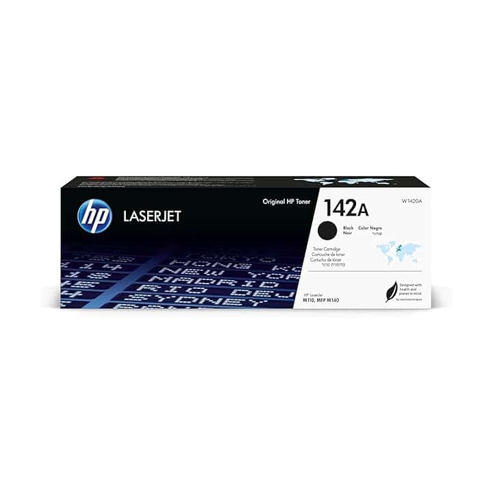 HP 142A Nero, W1420A, Cartuccia Toner Originale da 950 Pagine, Compatibile con le Stampanti LaserJet M110w, M140w e Stampanti LaserJet M110we e M140we