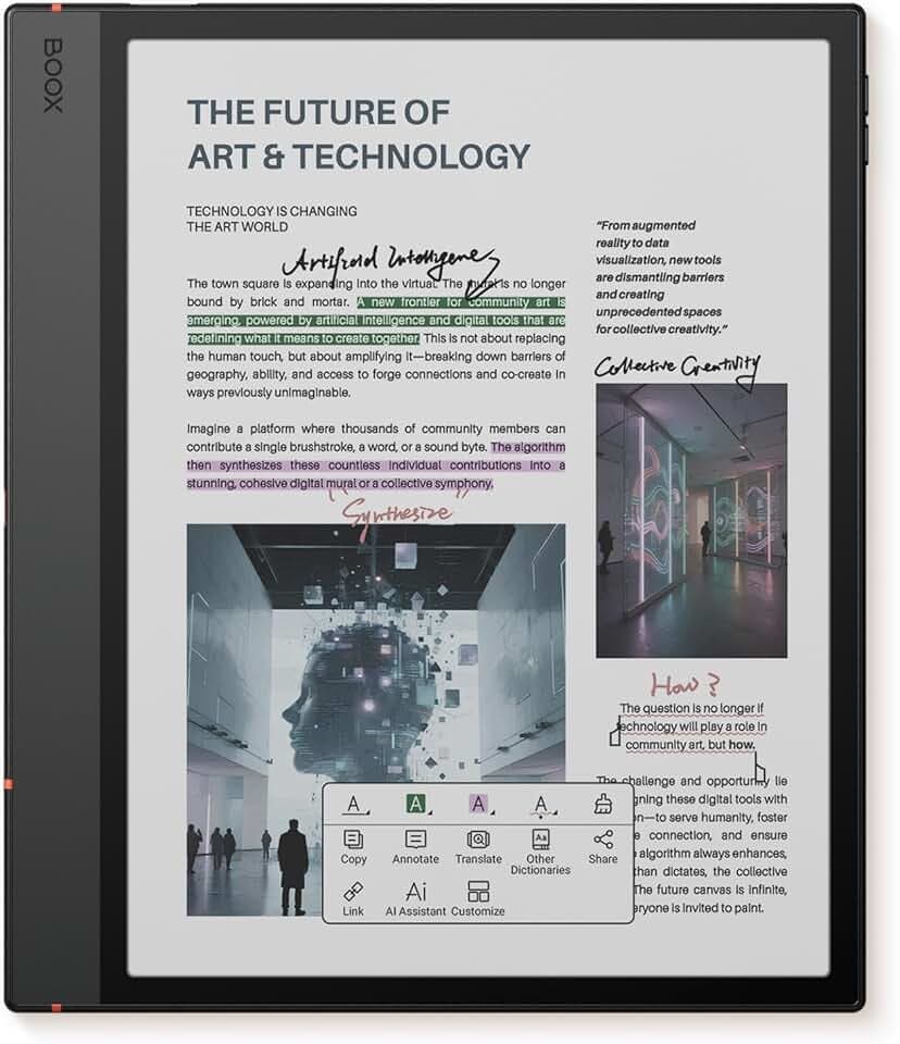 BOOX Note Air5 C 10.3 Pollici ePaper Reader 64GB Android 15 Colore E-Ink Tablet