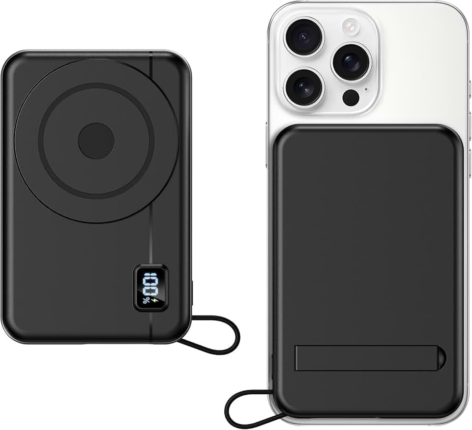 Magnetic Power Bank – Compatible with iPhone 17 16 15 14 13 12 Series Wireless Charger 10000 mAh Portable Powerbank Battery Pack Quick Charger External Battery Moscsaz