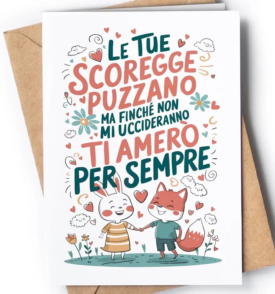 Greeting Cards for Everyone Biglietto Anniversario Fidanzamento - Regalo Anniversario per lui o per lei - Biglietti San Valentino Divertente per Fidanzato o Fidanzata - EU 163