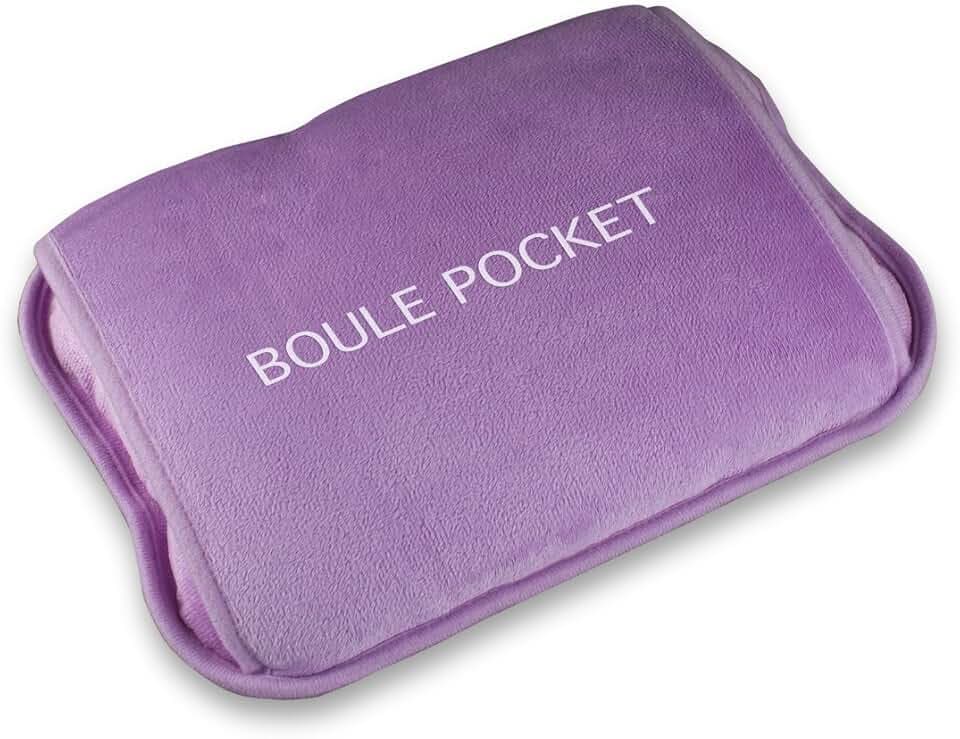 MACOM Boule Ultramorbida Elettrica, Riscaldabile in soli 12 minuti, Senza Filo con Tasca per Le Mani, Lilla, Enjoy & Relax 920 Boule Pocket