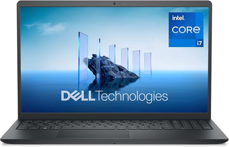 Dell 15 Laptop DC15250 15,6" FHD (1920 x 1080) 120Hz, Intel Core i7-1355U, Grafica Intel UHD, 16GB DDR4 RAM, 512GB SSD, Windows 11 Home, Tastiera Retroilluminata QWERTY – Nero Carbonio EPEAT