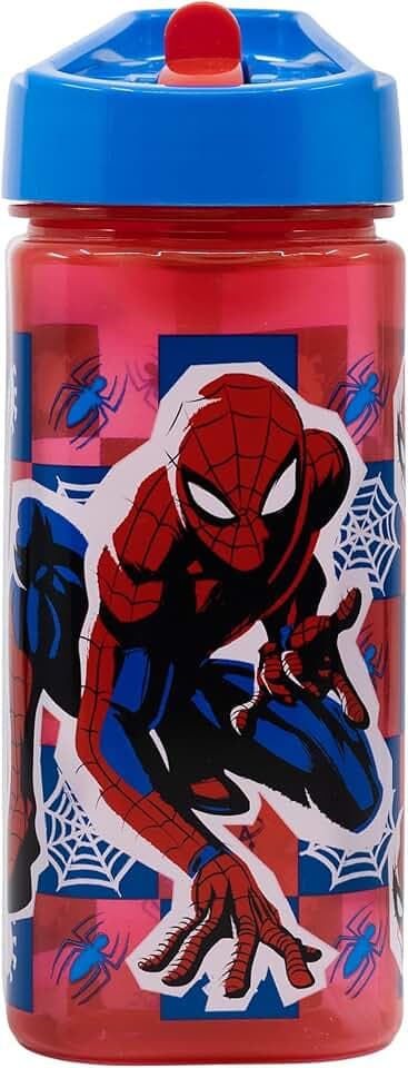 BOTTIGLIA RIUTILIZZABILE SQUARE DE 510 ML | SPIDERMAN ARACHNID GRID