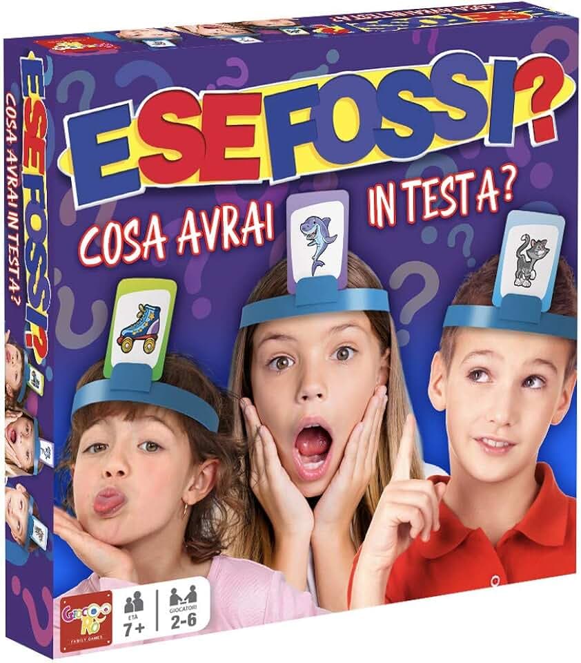 Rocco Giocattoli E Se Fossi?, Gioco da tavolo indovina chi sei, gioco di società per famiglie
