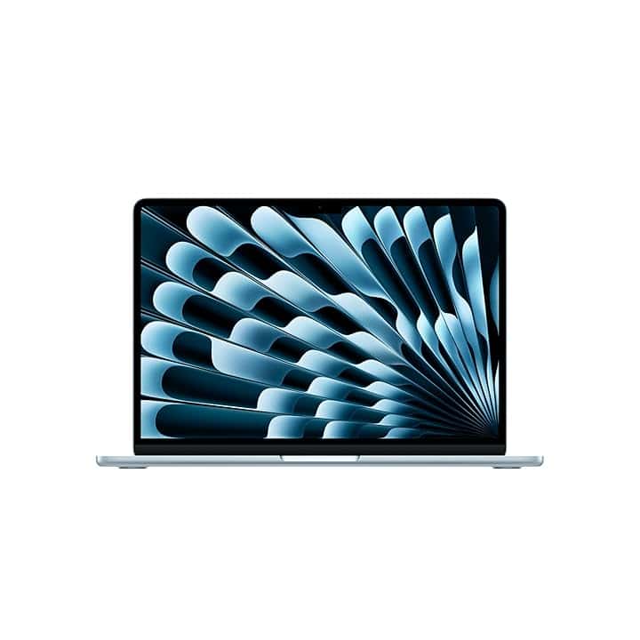 Apple Portatile MacBook Air 13'' con chip M4 (2025): progettato per Apple Intelligence, display Liquid Retina da 13,6'', 16GB di memoria unificata, 256GB di archiviazione SSD, Touch ID; Celeste