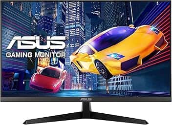 ASUS VY279HGR Eye Care Monitor 27", Full HD IPS (1920x1080), HDMI, VGA, 1 ms (MPRT), 120Hz, Adaptive Sync, Tecnologia EyeCare Plus, Bassa Luce Blu, Nero TCO Certified Etichetta Energetica