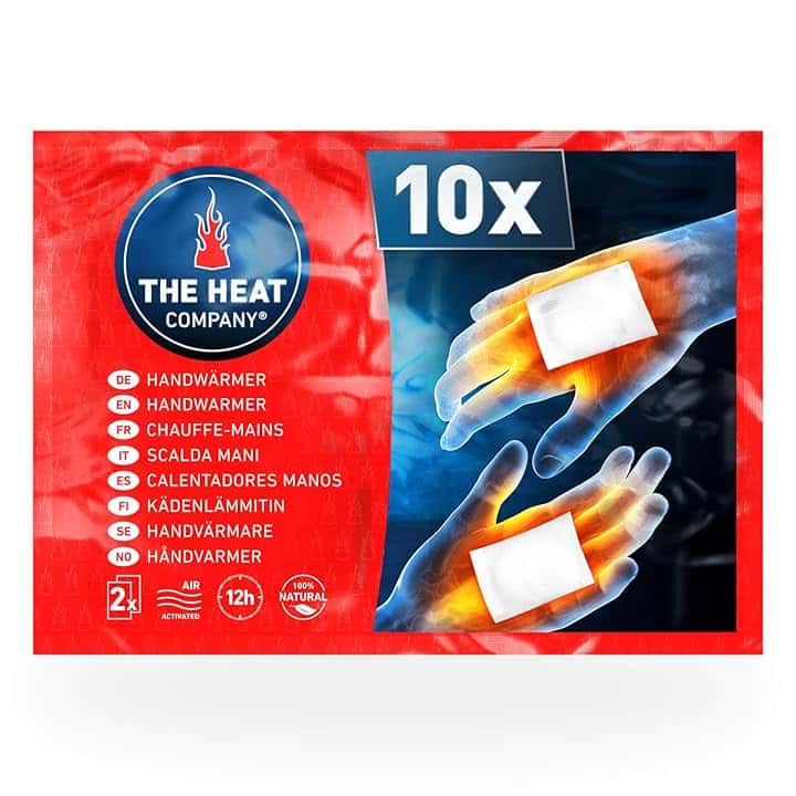 THE HEAT COMPANY Scaldamani - 10, 20 o 40 Paia - EXTRA CALDO - Scaldini - 12 ore mani calde - pronti all'uso - autoriscaldante - puro naturale