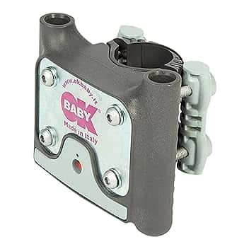 OKBABY - Blocco di Fissaggio alla Bici per Seggiolini Posteriori - per Seggiolini OKBABY Baby Shield, Sirius, 10+ e Eggy