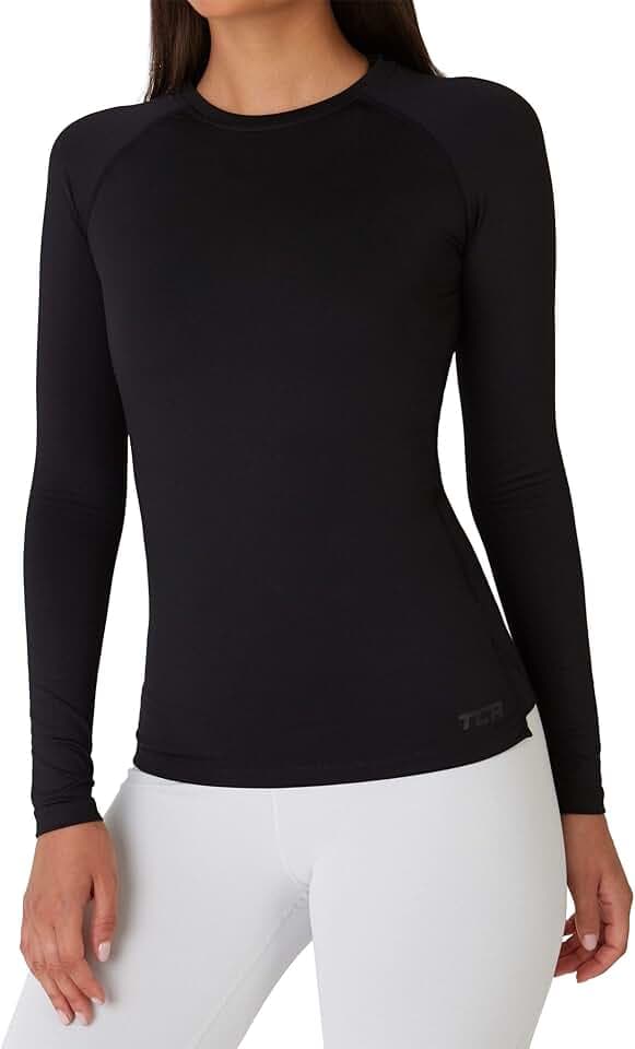 TCA SuperThermal Maglia Termica Donna Manica Lunga - Intimo Termico Donna Invernale - Maglietta Termica Sportiva - Maglie Termiche - Maglia Intima Quickdry - Abbigliamento Termico OEKO-TEX STANDARD 100