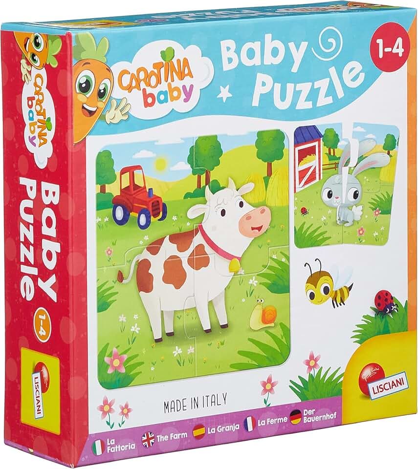 Liscianigiochi Puzzle Per Bambini, Multicolore, 80083
